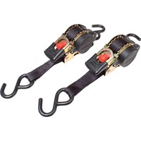Masterlock 2 Piece Ratchet Tie Down Strap Set Masterlock 2 Piece Ratchet Tie Down Strap Set
