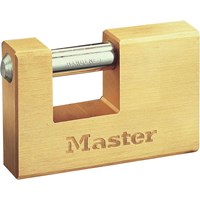 Masterlock Rectangular Solid Body Shutter Padlock Masterlock Rectangular Solid Body Shutter Padlock