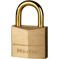 Masterlock Solid Brass Padlock Brass Plated Shackle