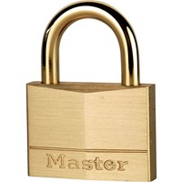 Masterlock Solid Brass Padlock Brass Plated Shackle Masterlock Solid Brass Padlock Brass Plated Shackle