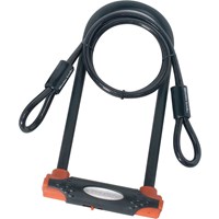 Master Lock High Security U Bar Bicycle Lock with Security Cable Master Lock High Security U Bar Bicycle Lock with Security Cable