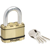 Masterlock Excell Brass Finish Padlock