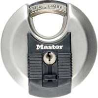 Masterlock Excell Stainless Steel Discus Padlock Pack of 2 Keyed Alike Masterlock Excell Stainless Steel Discus Padlock Pack of 2 Keyed Alike