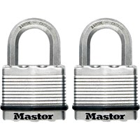 Masterlock Excell Laminated Steel Padlock Pack of 2 Keyed Alike Masterlock Excell Laminated Steel Padlock Pack of 2 Keyed Alike