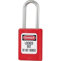 MasterLock Red Lockout Padlock