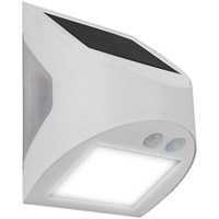 Masterplug Prysm Solar Powered Outdoor Motion Sensor Wall Light 