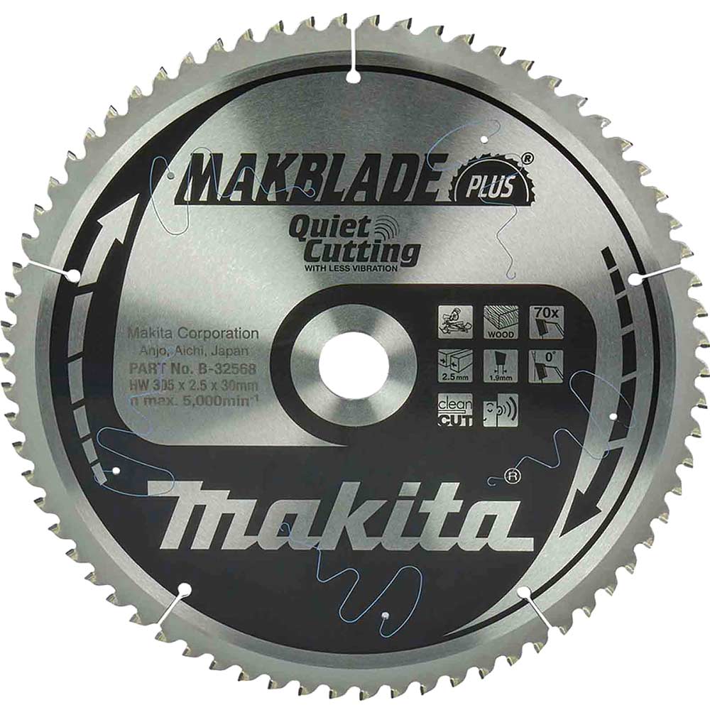 Makita Makblade Plus Circular Mitre Saw Blade For Wood