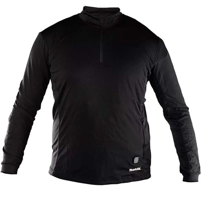 Makita DCX201C 18v LXT Cordless Heated Half Zip Baselayer Shirt