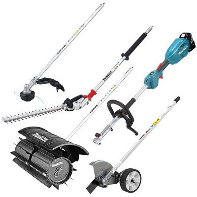 Makita DUX18 18v LXT Cordless Brushless Split Shaft Garden Multi Tool Kit