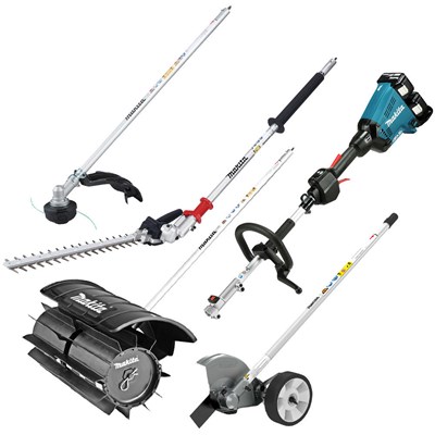 Makita DUX60 Twin 18v LXT Cordless Brushless Split Shaft Garden Multi Tool Kit