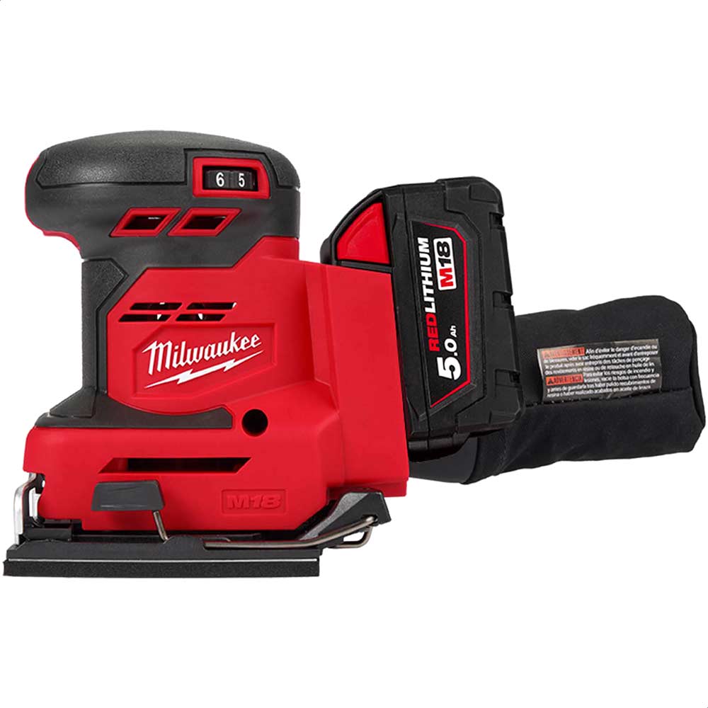 Milwaukee M18 BQSS 18v Cordless 1 4 Sheet Sander Sheet Sanders