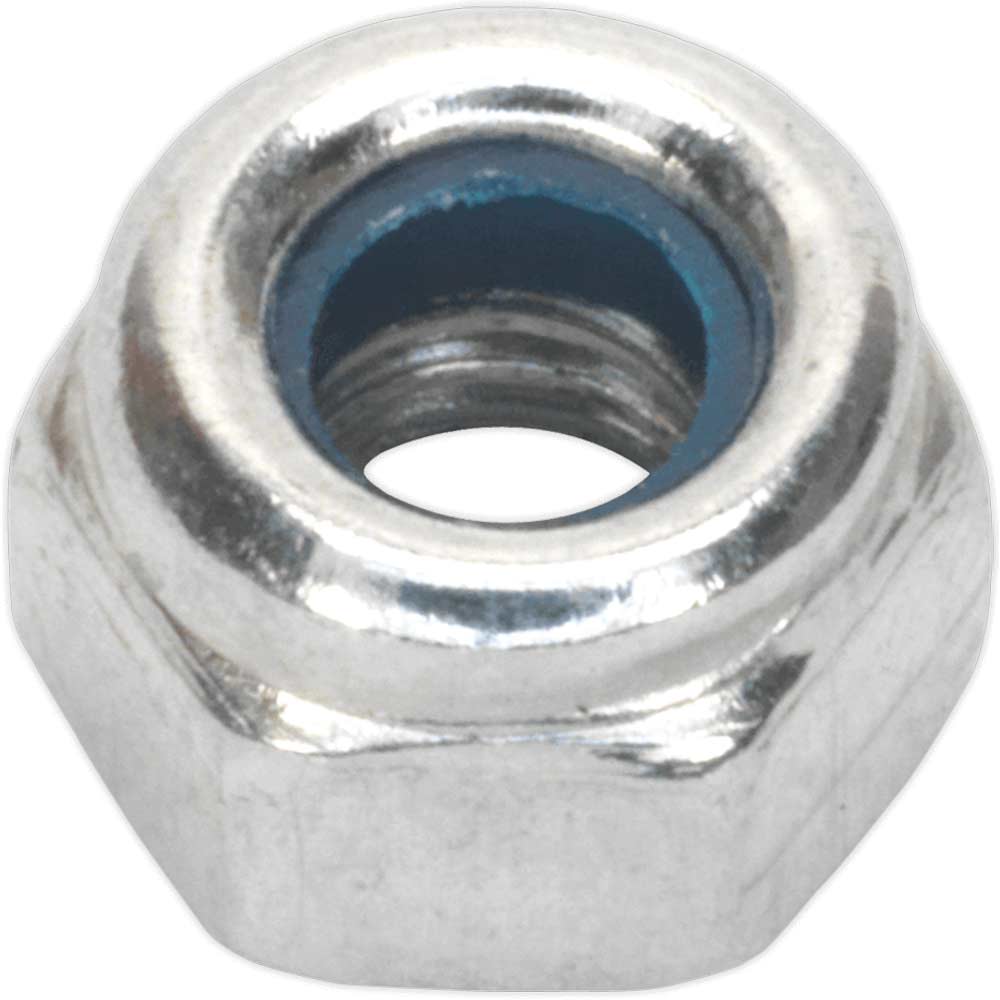 Sealey Din 982 Zinc Plated Nylon Lock Nuts 0.09Kg