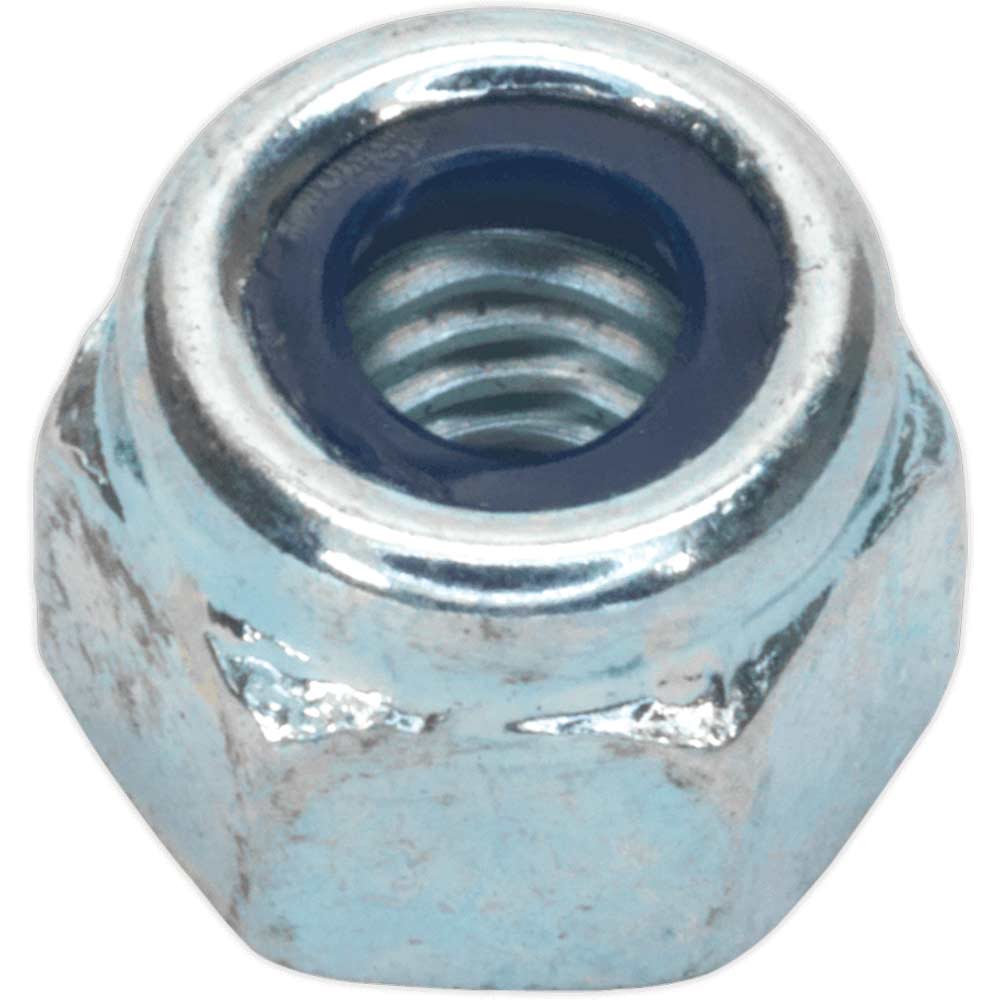Sealey Din 982 Zinc Plated Nylon Lock Nuts 0.15Kg
