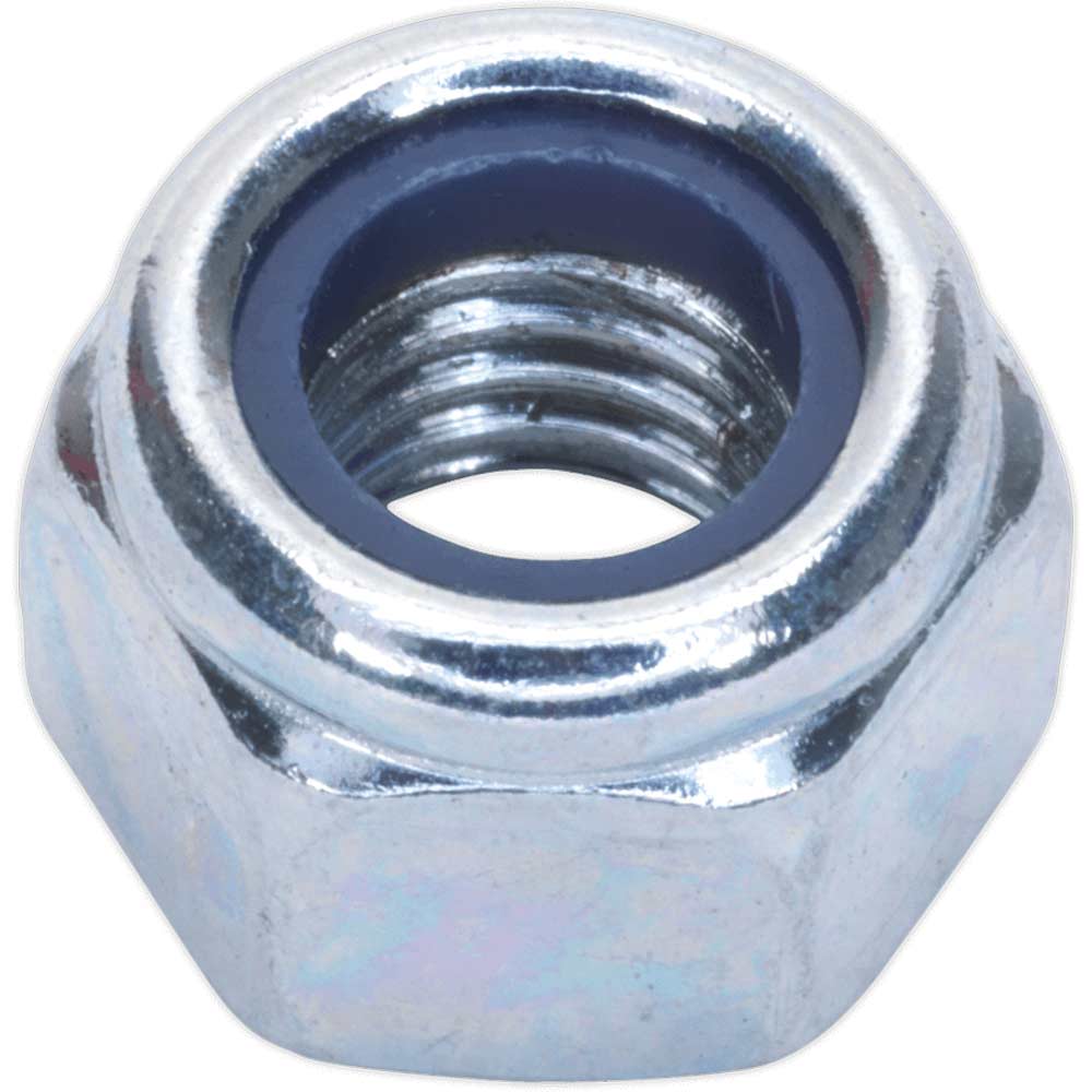 Sealey Din 982 Zinc Plated Nylon Lock Nuts 0.59Kg