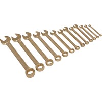 Sealey 13 Piece Non Sparking Combination Spanner Set Sealey 13 Piece Non Sparking Combination Spanner Set