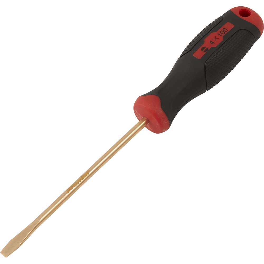 Sealey Non Sparking Slotted Screwdriver 0.035Kg