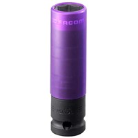 Facom 1/2" Drive Reinforced Impact Socket for Alloy Wheels Metric