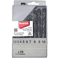 Makita 10 Piece HSS Groundpoint Drill Bit Set