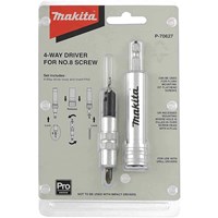 Makita Professional 4 Way Drill and Screwdriver Bit Makita Professional 4 Way Drill and Screwdriver Bit