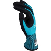 Makita FitKnit Cut Level 1 Nitrile Coated Dipped Gloves Makita FitKnit Cut Level 1 Nitrile Coated Dipped Gloves