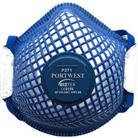 Portwest Ergonet FFP2 Valved Dolomite Dust Mask Portwest Ergonet FFP2 Valved Dolomite Dust Mask