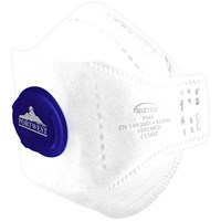 Portwest Eagle FFP2 Valved Dolomite Fold Flat Dust Masks Portwest Eagle FFP2 Valved Dolomite Fold Flat Dust Masks