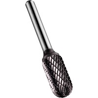 Dormer P805C TiAlN Ball Nosed Cylinder Carbide Burr