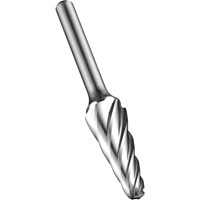 Dormer P842 Bright Ball Nosed Cone Carbide Burr