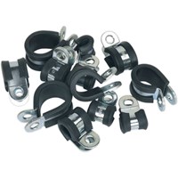 Sealey 60 Piece Rubber Lined P Clip Assortment Sealey 60 Piece Rubber Lined P Clip Assortment