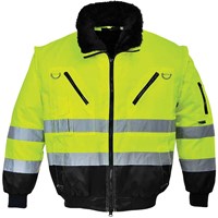 Portwest Hi Vis 3 in 1 Pilot Jacket Portwest Hi Vis 3 in 1 Pilot Jacket