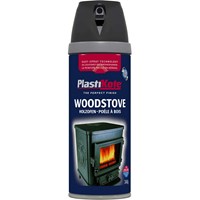 Plastikote Wood Stove Aerosol Spray Paint