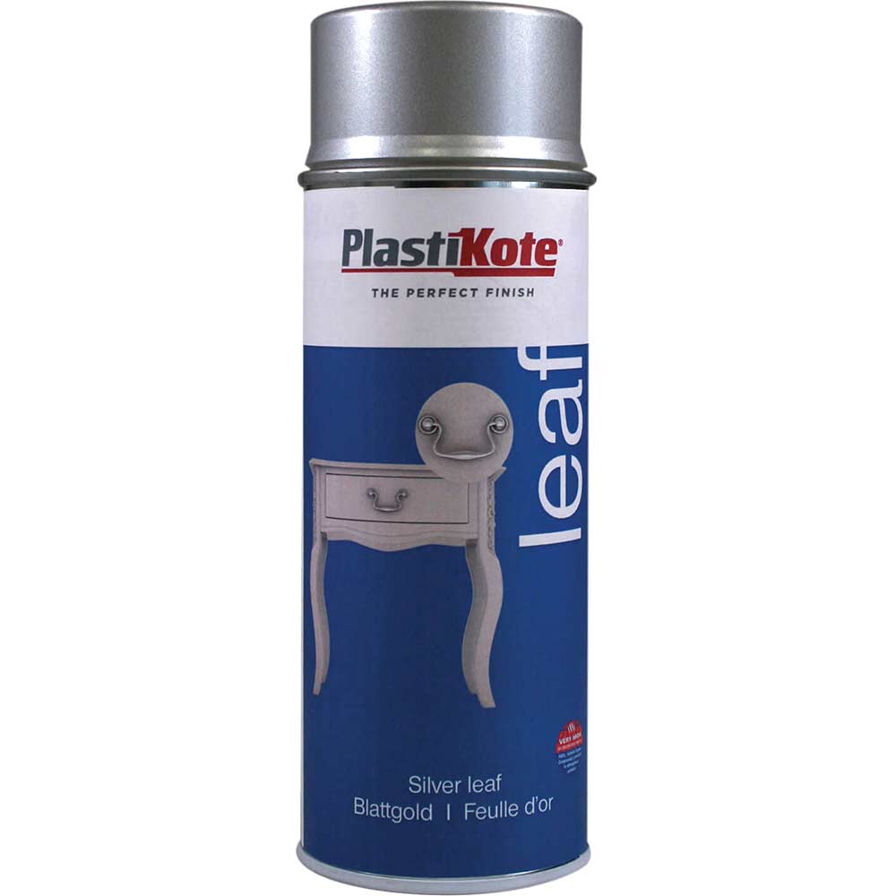 Plastikote Silver Plasti-Kote Leaf Spray 400Ml