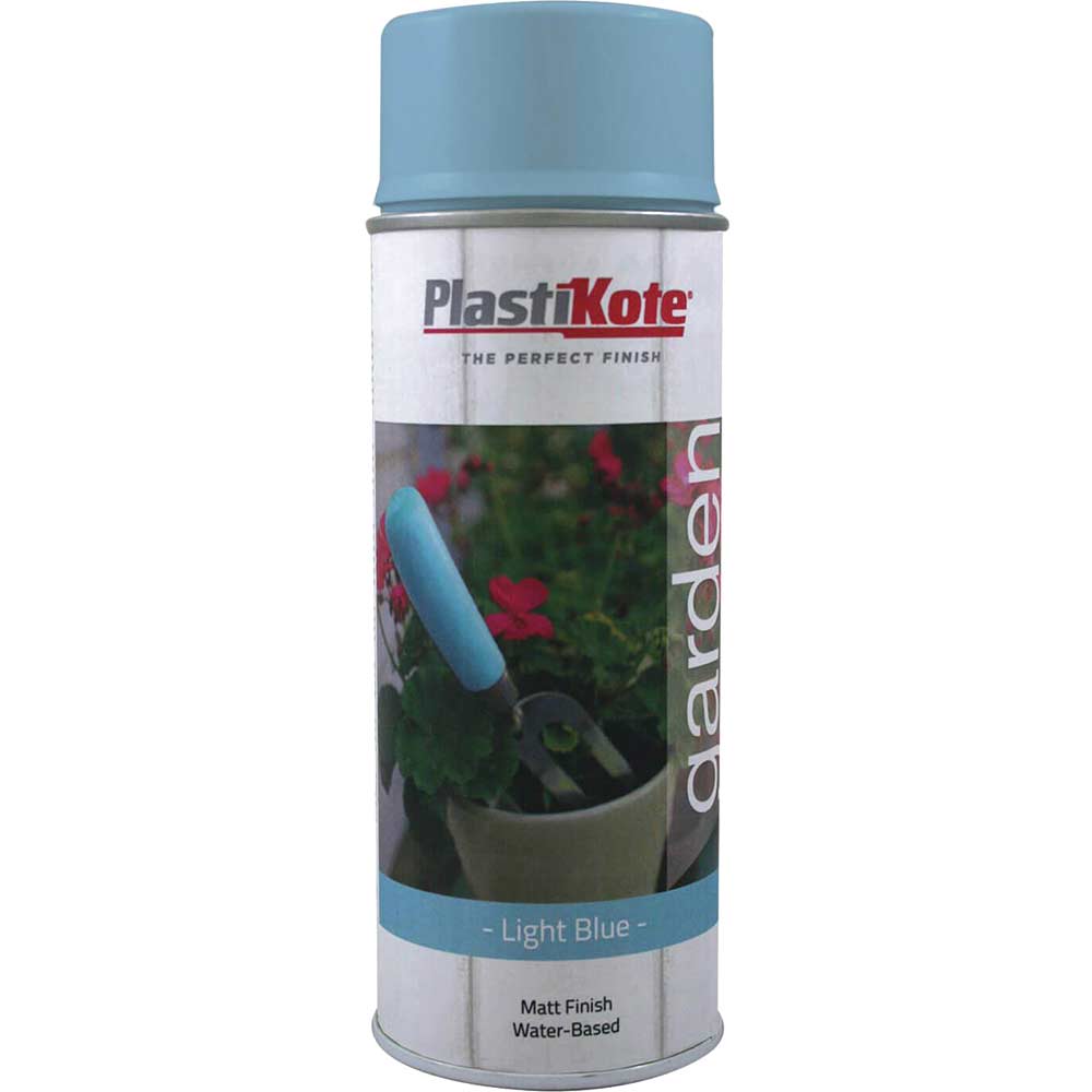 Plastikote Light/Blue Garden Colours Spray Paint 400Ml