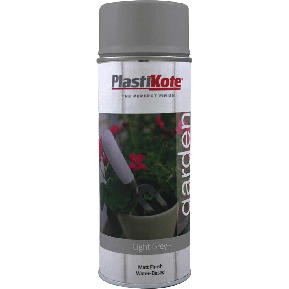 Plastikote Light/Grey Garden Colours Spray Paint 400Ml