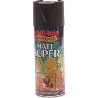 Plastikote Super Matt Aerosol Spray Paint