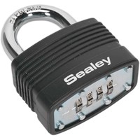 Sealey Laminated Steel Combination Padlock Sealey Laminated Steel Combination Padlock