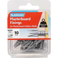 Plasplugs Plasterboard Hollow Wall Fixings