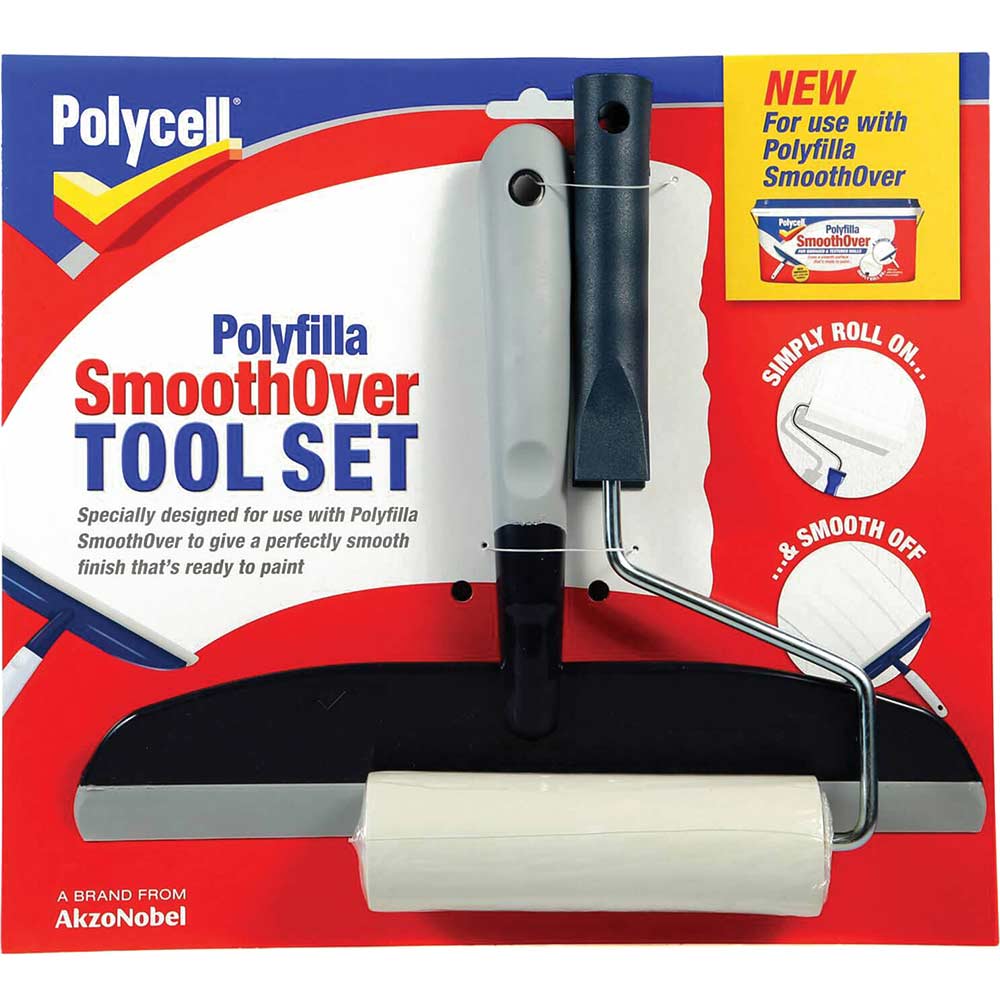 Polycell Polyfilla SmoothOver Roller and Spreader Kit Fillers