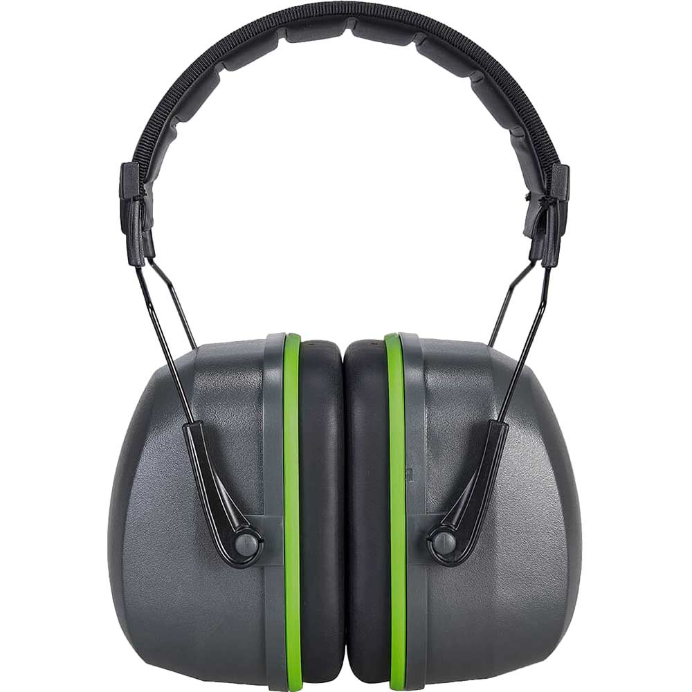 Portwest Premium Padded Ear Defenders - Grey, Fit R