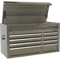 Sealey 8 Drawer Wide Stainless Steel Tool Chest Sealey 8 Drawer Wide Stainless Steel Tool Chest