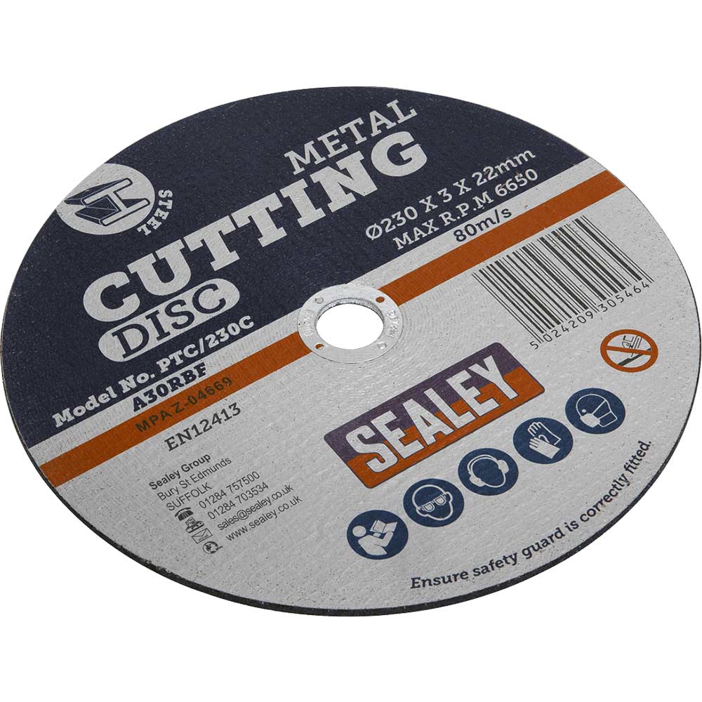 Sealey Metal Cutting Disc 0.28Kg