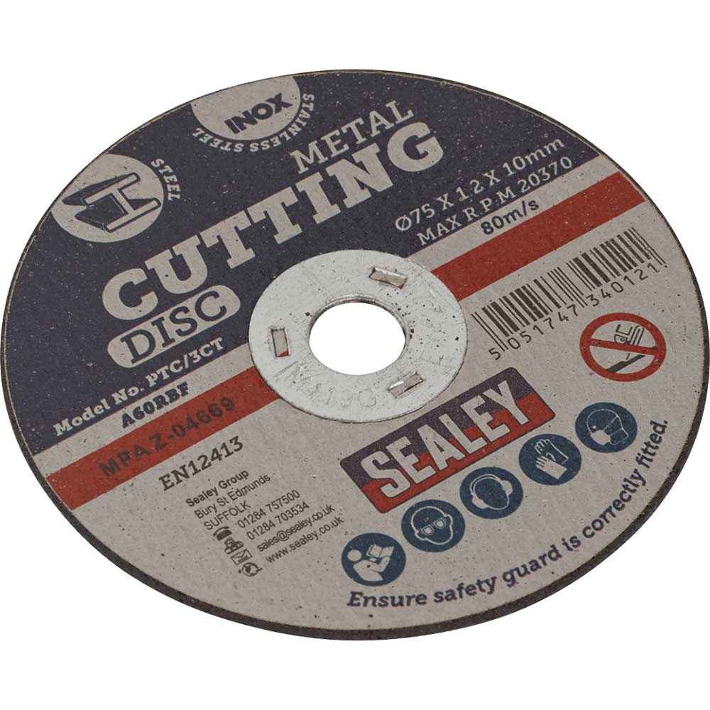 Sealey Metal Cutting Disc 0.01Kg