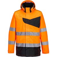 Portwest PW2 Hi Vis Waterproof Rain Jacket Portwest PW2 Hi Vis Waterproof Rain Jacket