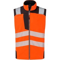Portwest PW3 Hi Vis Softshell Gilet Portwest PW3 Hi Vis Softshell Gilet