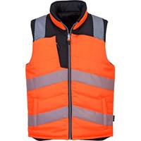 Portwest PW3 Reversible Hi Vis Bodywarmer Portwest PW3 Reversible Hi Vis Bodywarmer