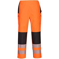 Oxford Weave 300D Class 2 PW3 Hi Vis Womens Waterproof Rain Trousers Oxford Weave 300D Class 2 PW3 Hi Vis Womens Waterproof Rain Trousers