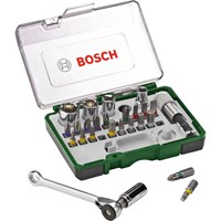 Bosch 27 Piece Ratchet Screwdriver Bit and Socket Set Bosch 27 Piece Ratchet Screwdriver Bit and Socket Set