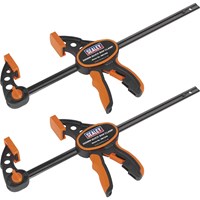 Sealey Quick Bar Clamp Pack of 2 Sealey Quick Bar Clamp Pack of 2