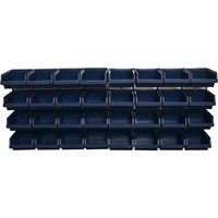 Raaco Bin Wall Panel and 32 Bins Raaco Bin Wall Panel and 32 Bins
