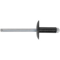 Sealey Large Flange Black Aluminium Rivets